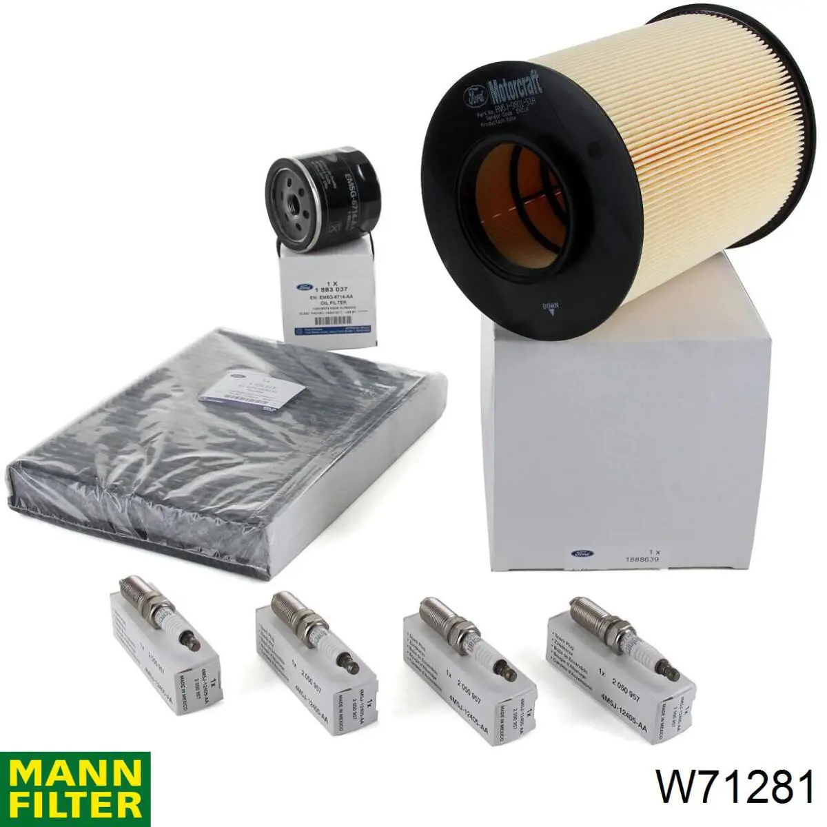 W71281 Mann-Filter Масляный фильтр двигателя