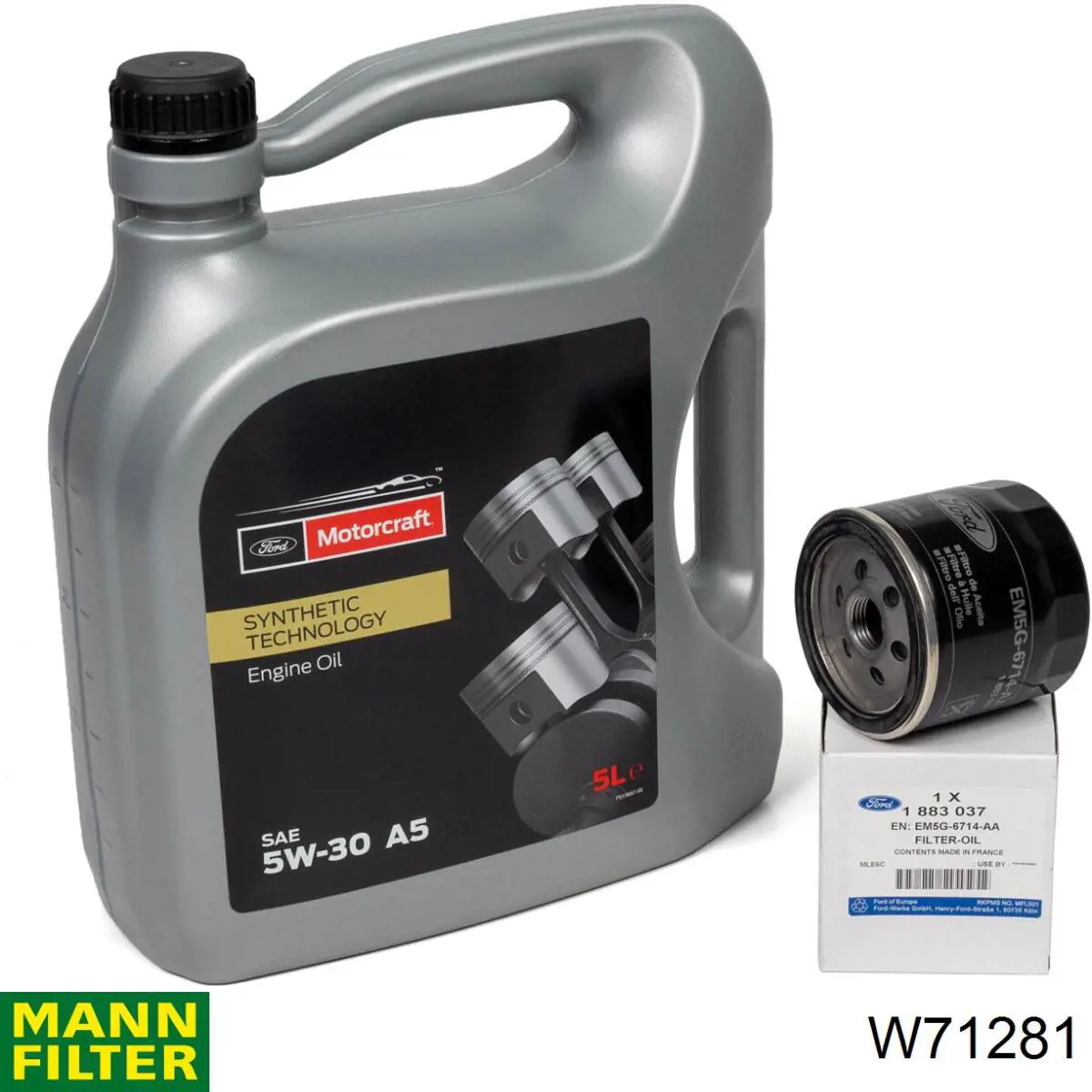 Масляный фильтр W71281 Mann-Filter
