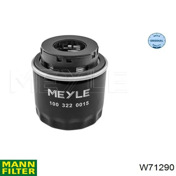 Filtro de aceite W71290 Mann-Filter
