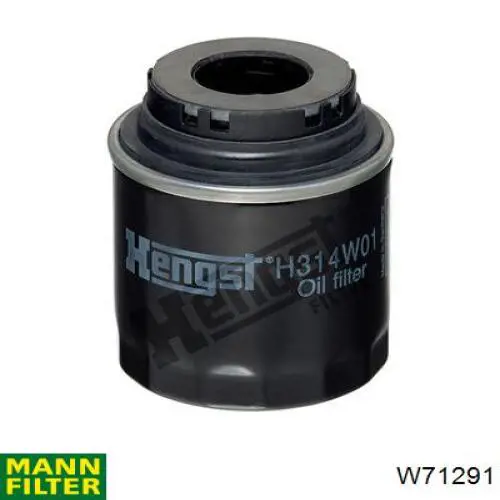 Filtro de aceite W71291 Mann-Filter