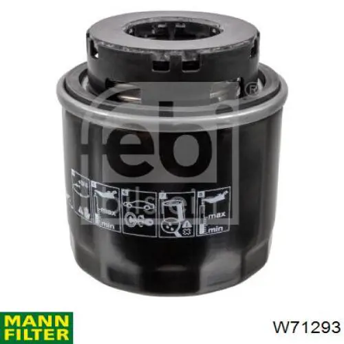 Масляный фильтр W71293 Mann-Filter