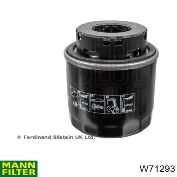 Filtro de aceite W71293 Mann-Filter