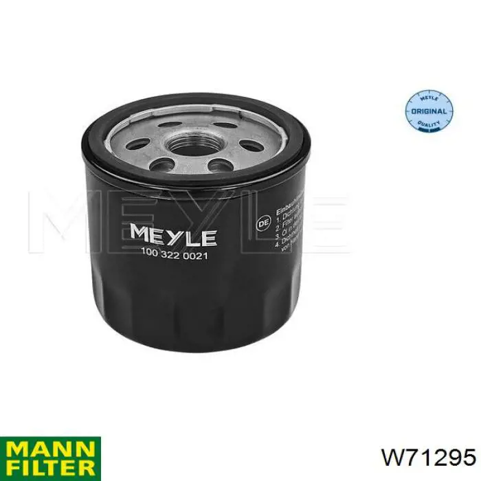 Фильтр очистки масла центробежный Mann-Filter W71295 цена, от 8.83 USD