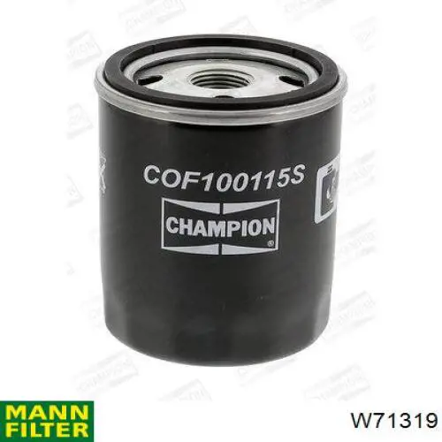 Фильтр очистки масла центробежный Mann-Filter W71319 цена, от 7.32 USD