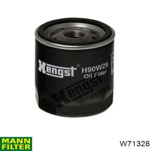 Filtro de aceite W71328 Mann-Filter