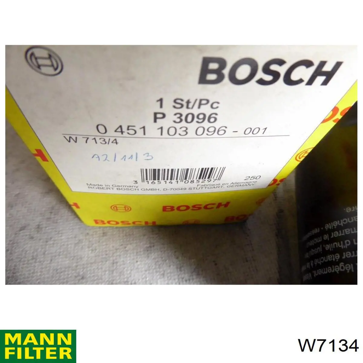 Масляный фильтр W7134 Mann-Filter