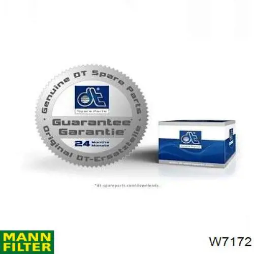 Filtro de aceite W7172 Mann-Filter