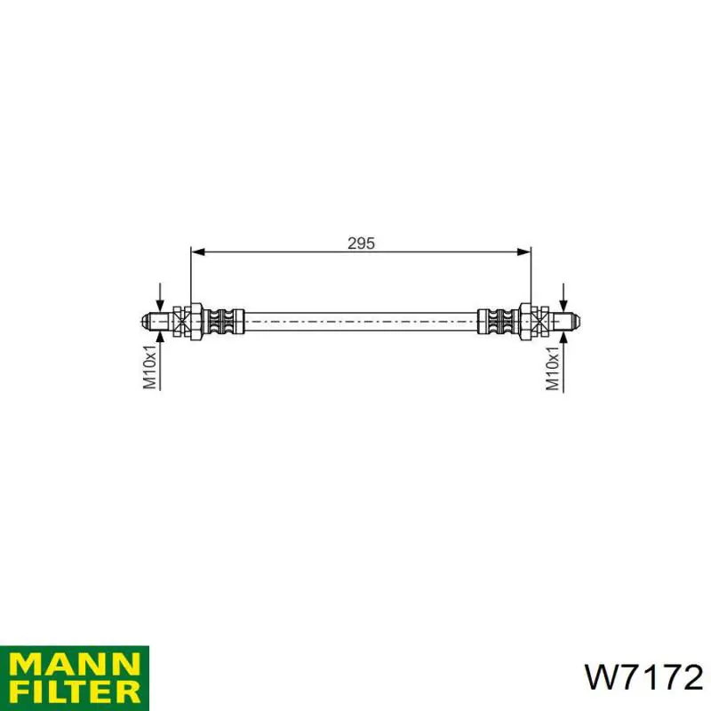 Купить W7172 Mann-Filter Фильтр центробежный очистки масла