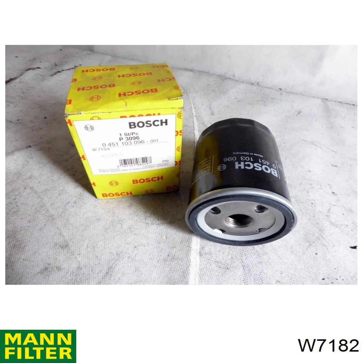 Фильтр масла Mann-Filter W7182