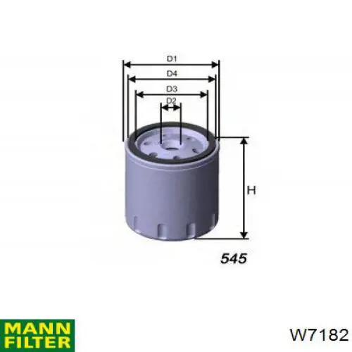 W7182 Mann-Filter