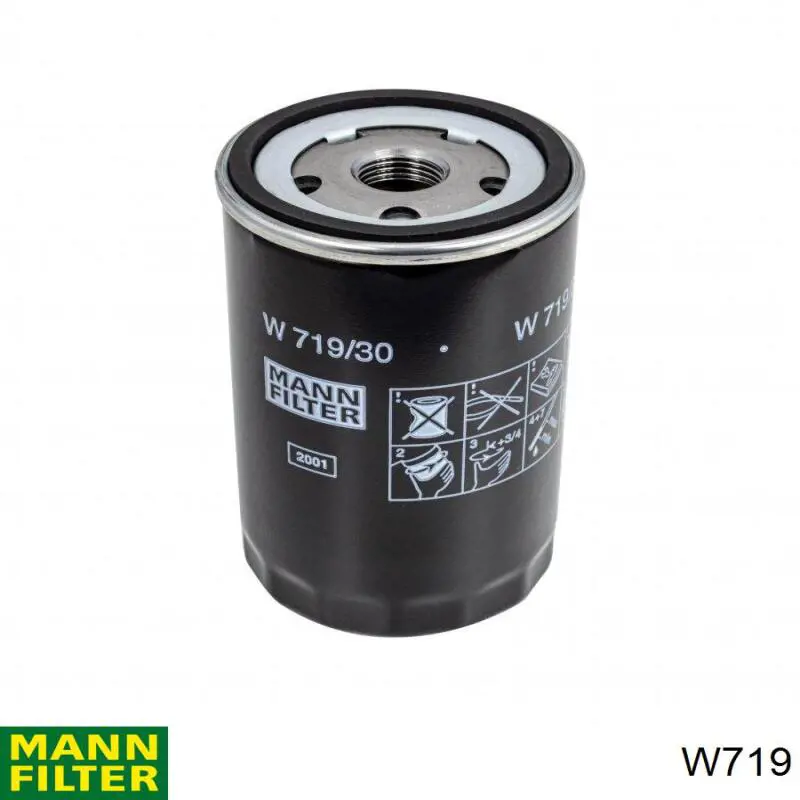 W719 Mann-Filter масляный фильтр