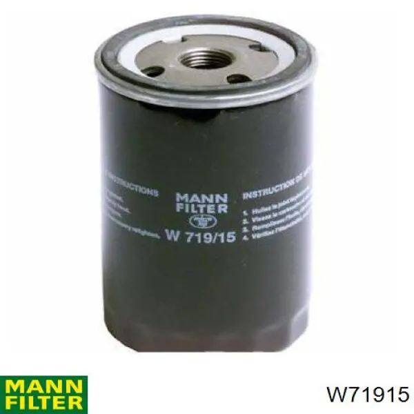 Filtro de aceite W71915 Mann-Filter
