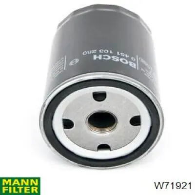 W71921 Mann-Filter масляный фильтр