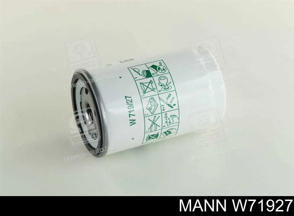 W71927 Mann-Filter масляный фильтр