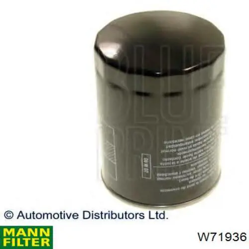 Фильтр очистки масла центробежный Mann-Filter W71936 цена, от 8.45 USD