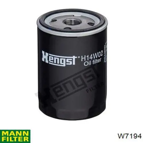 Filtro de aceite W7194 Mann-Filter