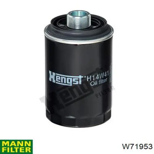 W71953 Mann-Filter filtro de óleo