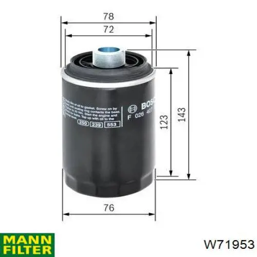 W71953 Mann-Filter