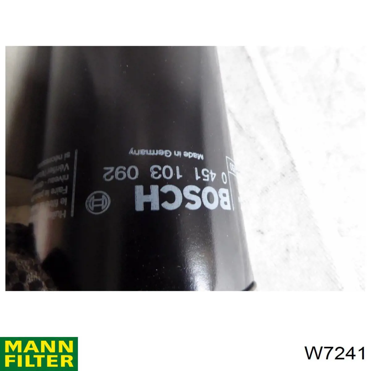 W7241 Mann-Filter Масляный фильтр двигателя
