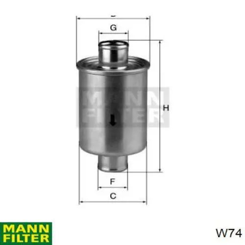  W74 Mann-Filter