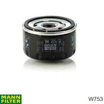 Filtro de aceite W753 Mann-Filter