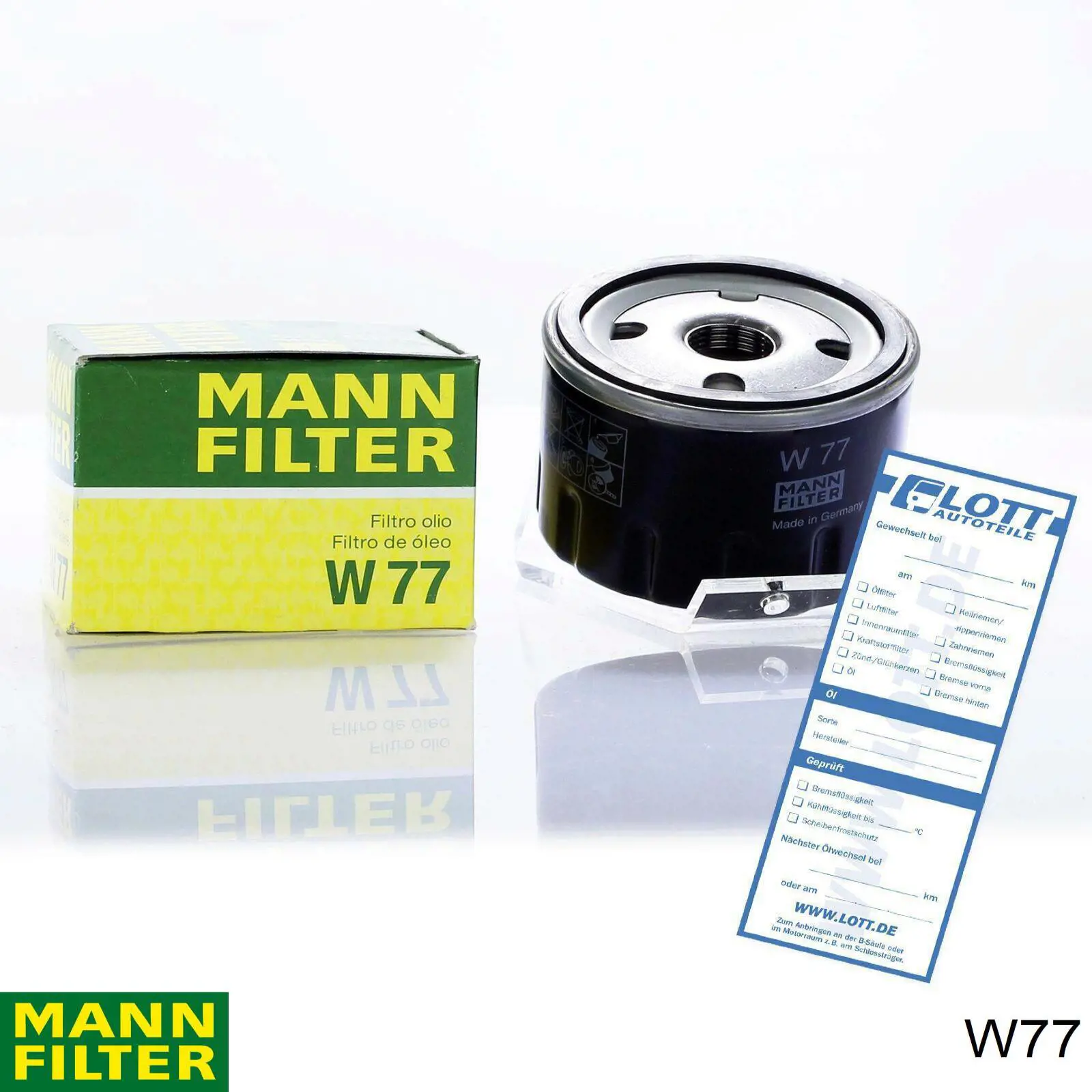 W77 Mann-Filter масляный фильтр
