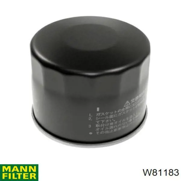 Filtro de aceite W81183 Mann-Filter