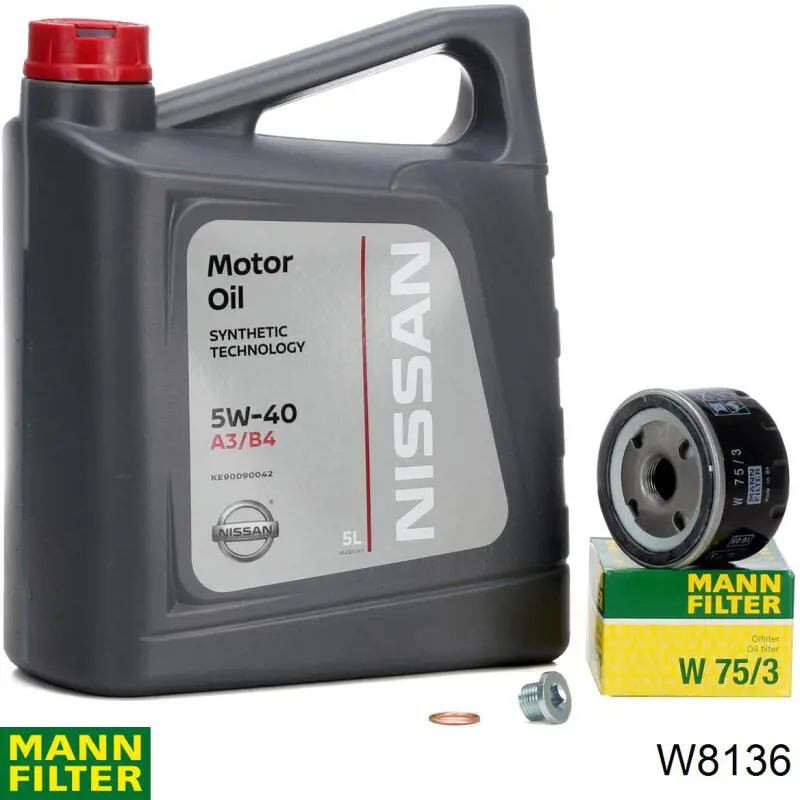 Купить W8136 Mann-Filter Фильтр центробежный очистки масла