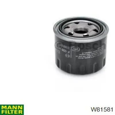 Filtro de aceite W81581 Mann-Filter
