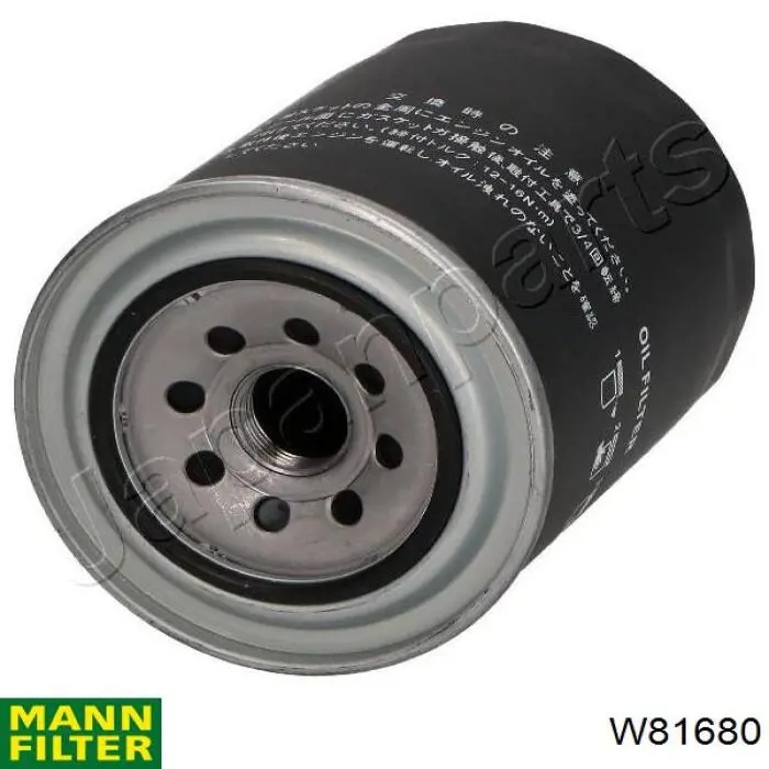 Filtro de aceite W81680 Mann-Filter