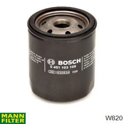 Масляный фильтр W820 Mann-Filter