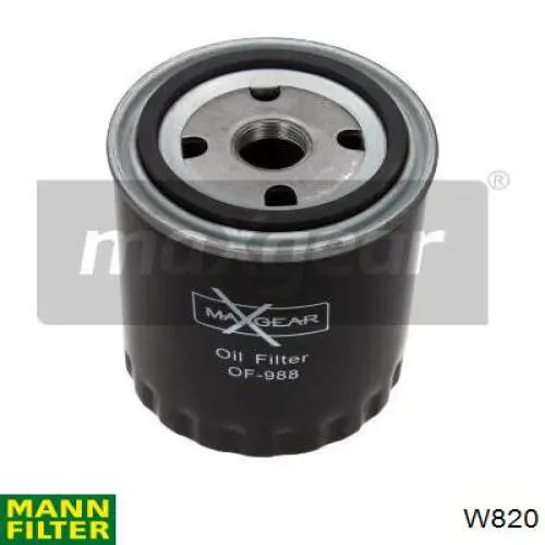 Filtro de aceite W820 Mann-Filter