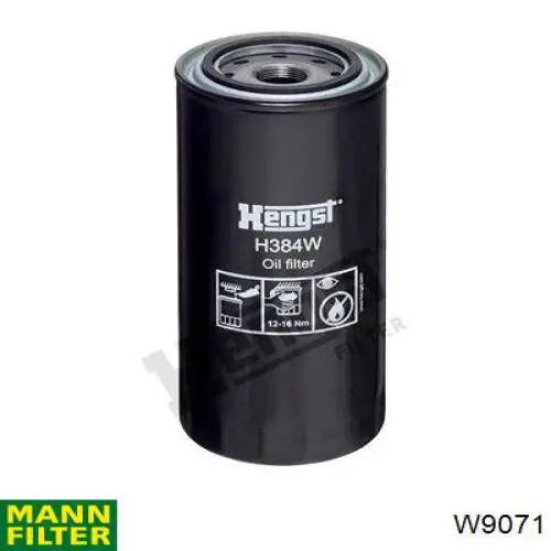 Купить W9071 Mann-Filter Фильтр центробежный очистки масла