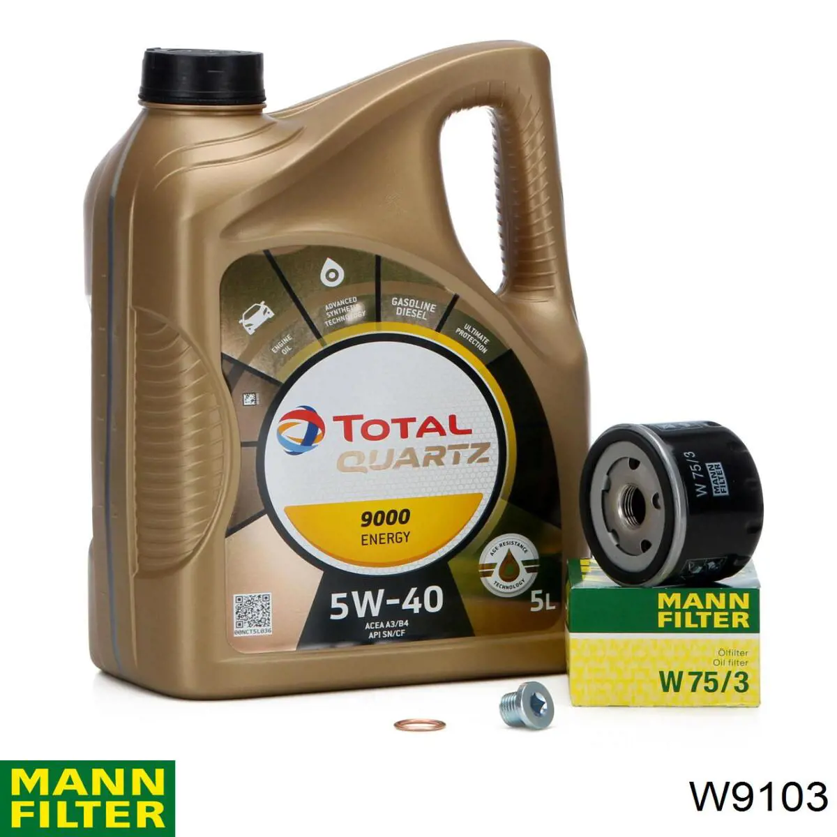 Масляный фильтр W9103 Mann-Filter