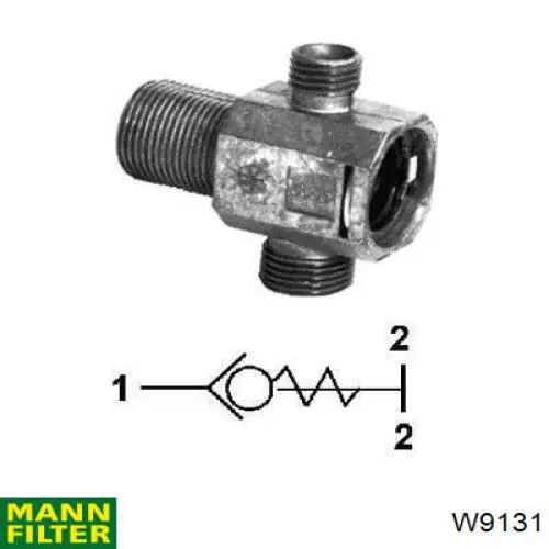 Купить W9131 Mann-Filter Фильтр центробежный очистки масла