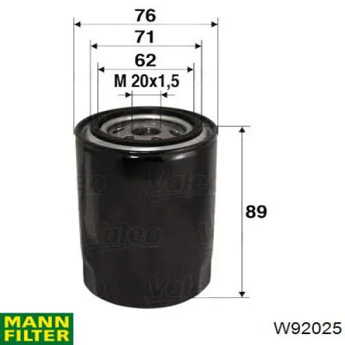 W92025 Mann-Filter