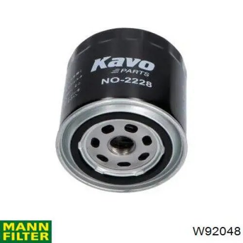 Filtro de aceite W92048 Mann-Filter