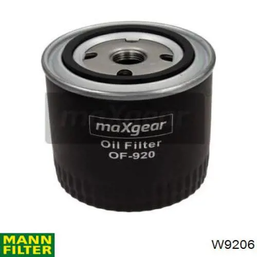 Масляный фильтр W9206 Mann-Filter