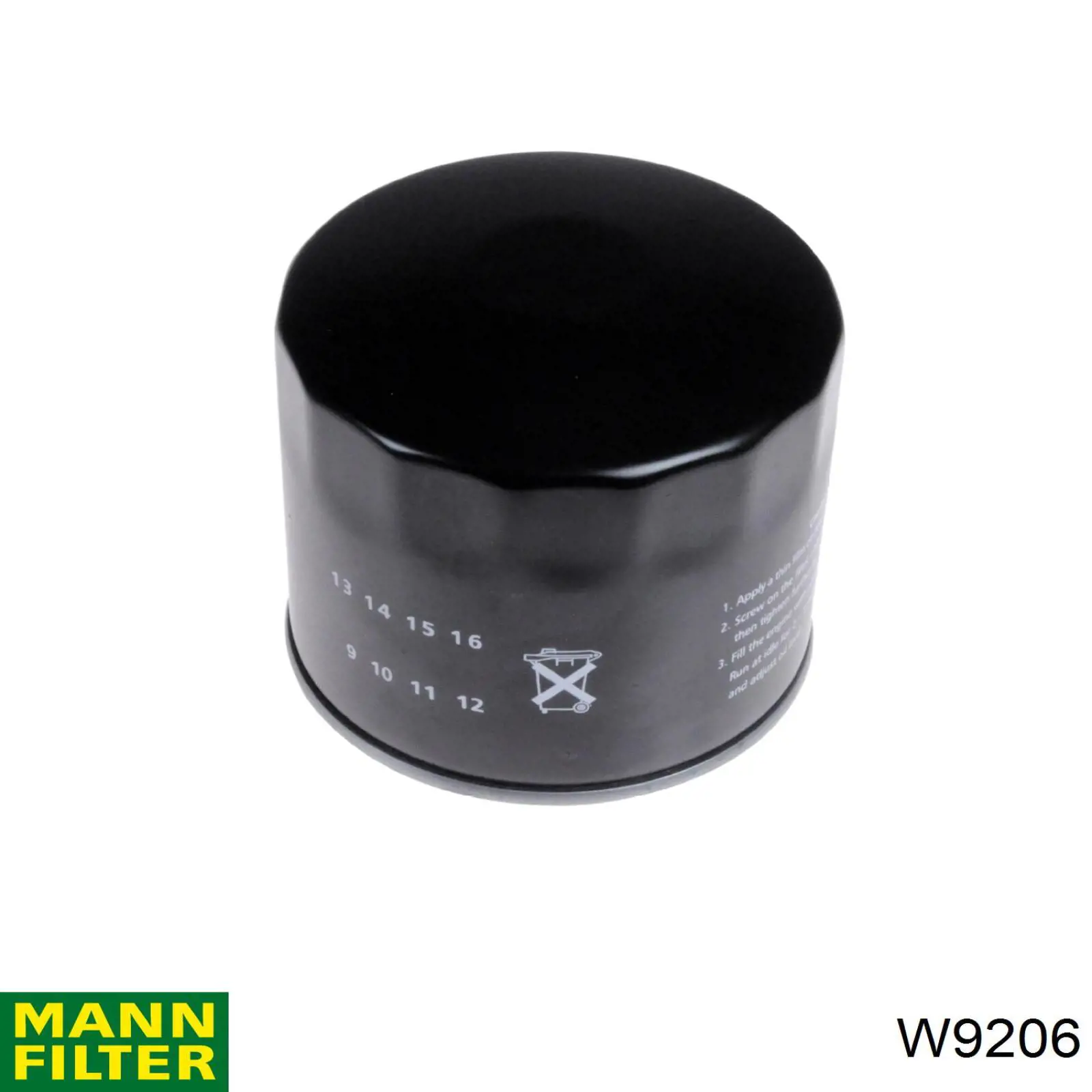 Filtro de aceite W9206 Mann-Filter