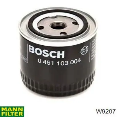 Filtro de aceite W9207 Mann-Filter