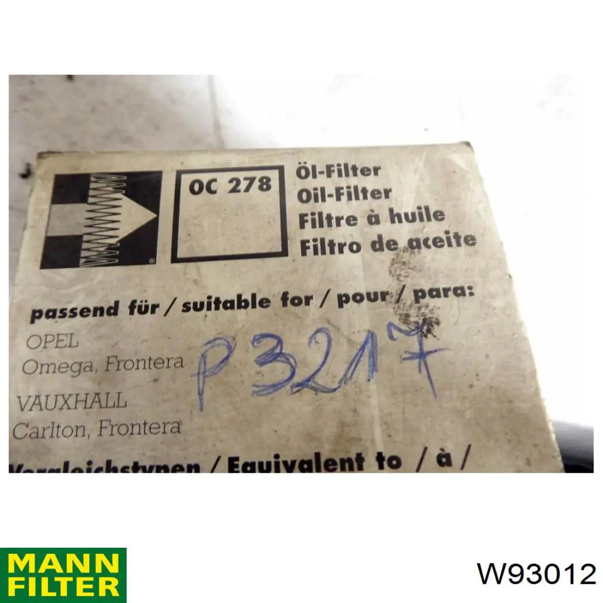 650385 General Motors Масляный фильтр двигателя
