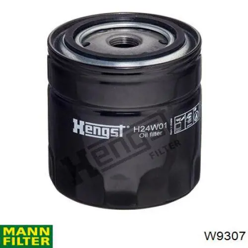 Filtro de aceite W9307 Mann-Filter