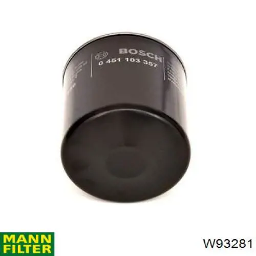 Filtro de aceite W93281 Mann-Filter