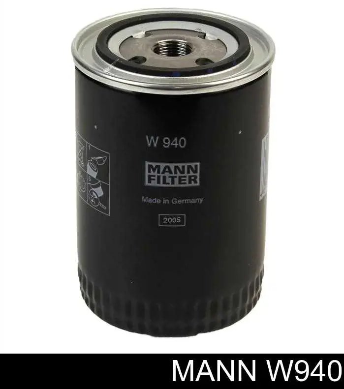 W940 Mann-Filter масляный фильтр