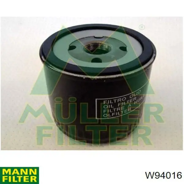 Filtro de aceite W94016 Mann-Filter