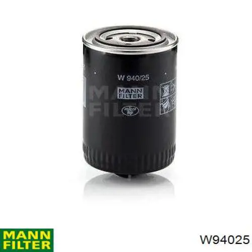 Filtro de aceite W94025 Mann-Filter