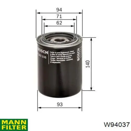 Фильтр очистки масла центробежный Donaldson P550166 цена, от 12.25 USD