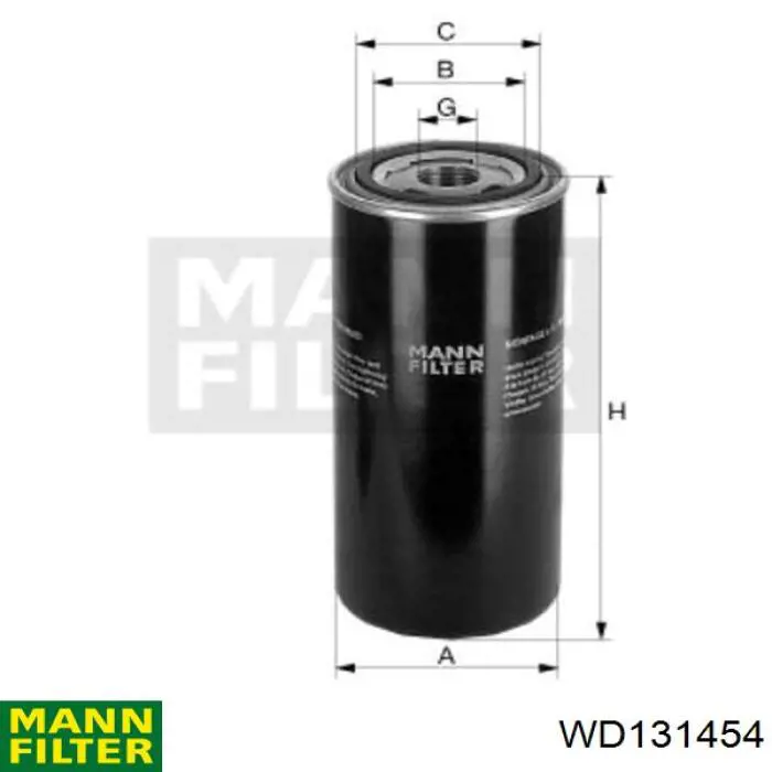 Масляный фильтр WD131454 Mann-Filter