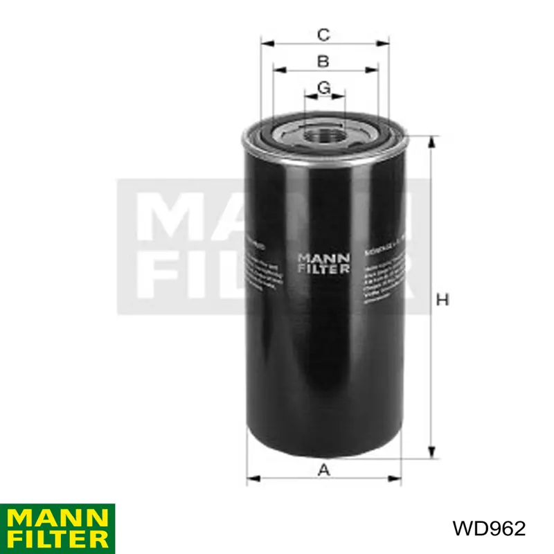 WD962 Mann-Filter фильтр акпп