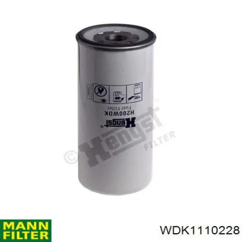 WDK1110228 Mann-Filter топливный фильтр